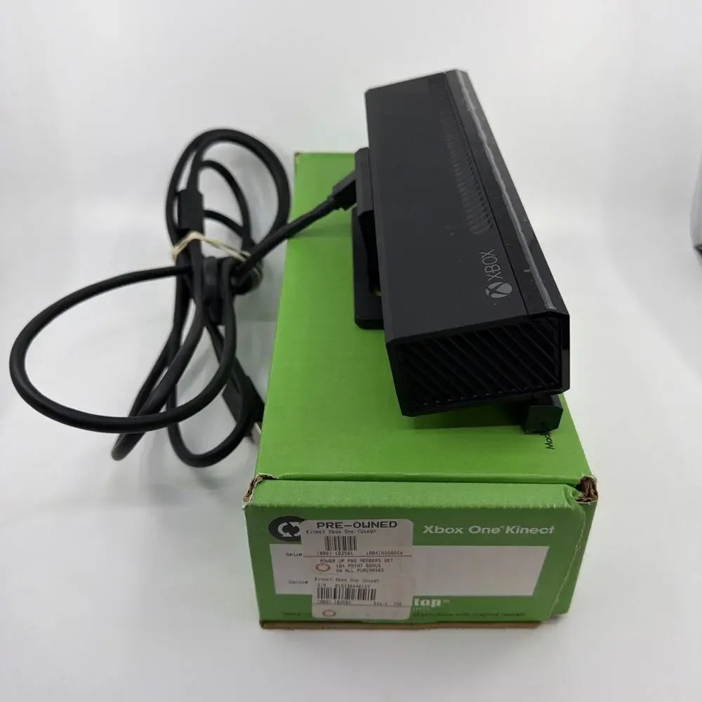 Xbox One Kinect Sensor w/ 5 Game Lot Mixed Genres Tested Microsoft Bundle
